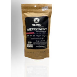 Pan Zwierz Smaczki Suszone Mięso Wieprzowiny 25g | Pan zwierz