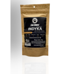Pan Zwierz Smaczki Suszone Mięso Indyka 25g | Pan zwierz