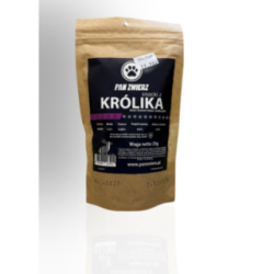 Pan Zwierz Smaczki Suszone Mięso Królika 25g | Pan zwierz