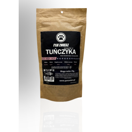 Pan Zwierz Smaczki Suszone Mięso Tuńczyka 25g | Pan zwierz