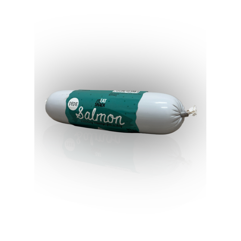Pepe Kiełbaska łosoś mono 200g | Pepe