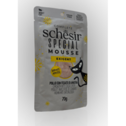 Schesir Special Mousse kurczak z wątrobą kaczki 70g | Schesir