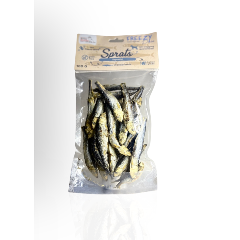 Syta Micha Freezy Pure Liofilizowane Mięso Szprotki 100g | Syta Micha