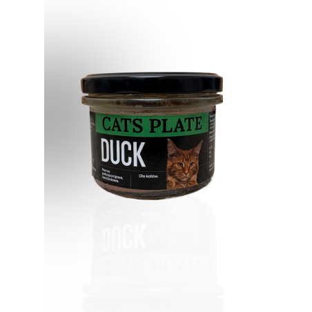 Cats Plate Duck 180g | Naturalna karma dla kota