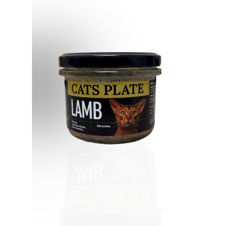 Cats Plate Lamb 180g | Monobiałkowa Karma dla Kota