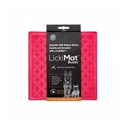 Lickimat Mata do lizania Buddy różowa 20×20cm | Lickimat