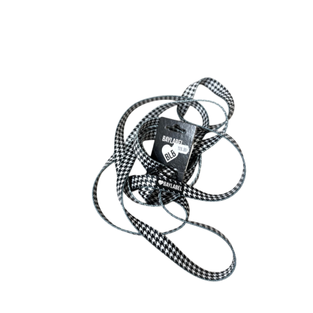 Baylabel Smycz przepinana black'n'white 300cm15mm | Baylabel