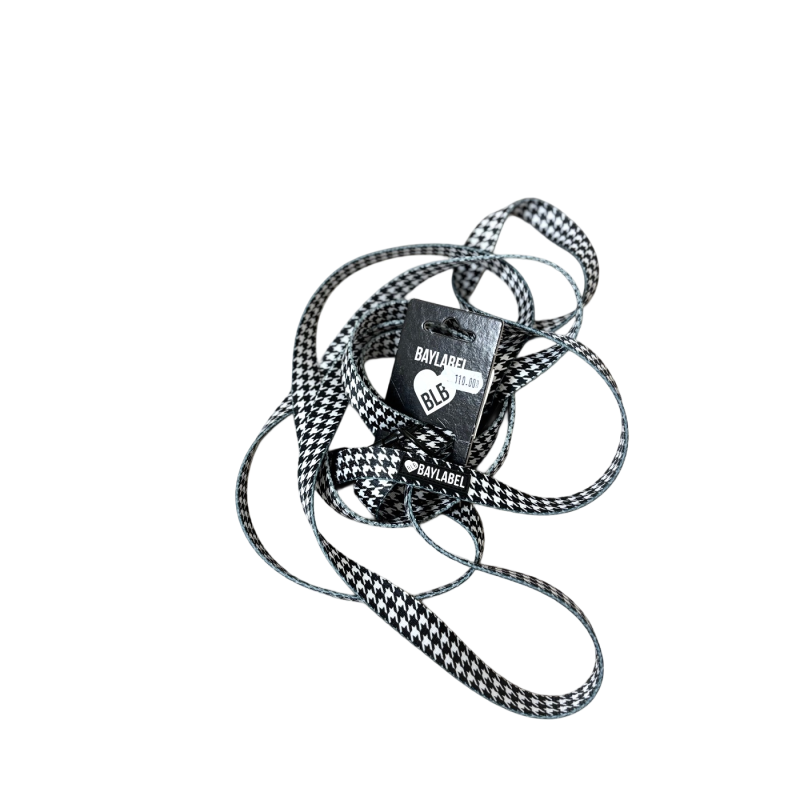 Baylabel Smycz przepinana black'n'white 300cm25mm | Baylabel
