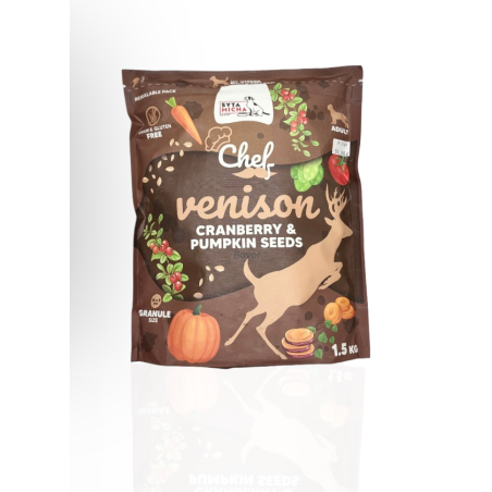 Syta Micha Chef Dziczyzna Dynia 1,5kg | sucha karma dla psa