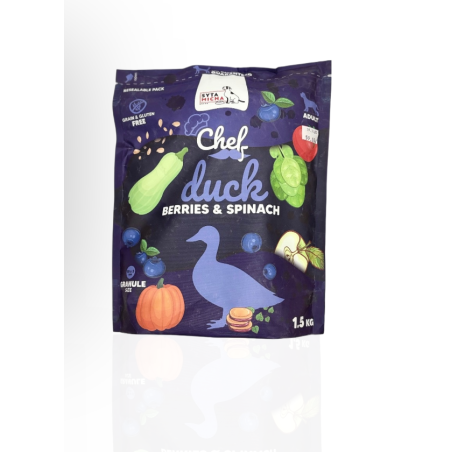 Syta Micha Chef Kaczka 1,5kg | sucha karma dla psa