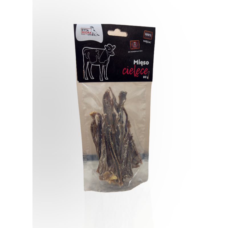 Syta Micha Suszone Mięso Cielęce 80 g | Syta Micha