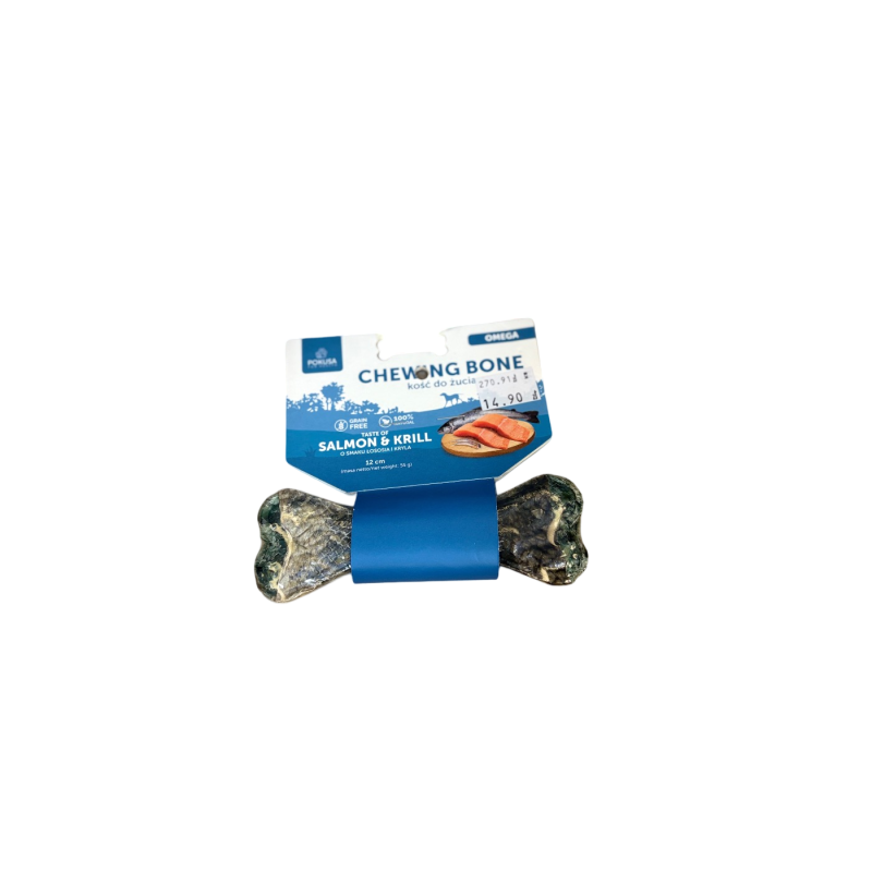 Pokusa Kość Puppy Łosoś W Ziołach 12cm | Pokusa