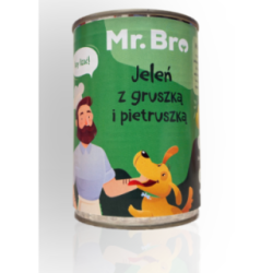 MR.Bro Jeleń z Gruszką i Pietruszką 400g | MR.Bro