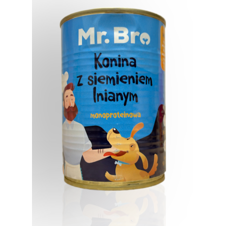 MR.Bro Karma Pies Konina z Siemieniem Lnianym 400g | MR.Bro