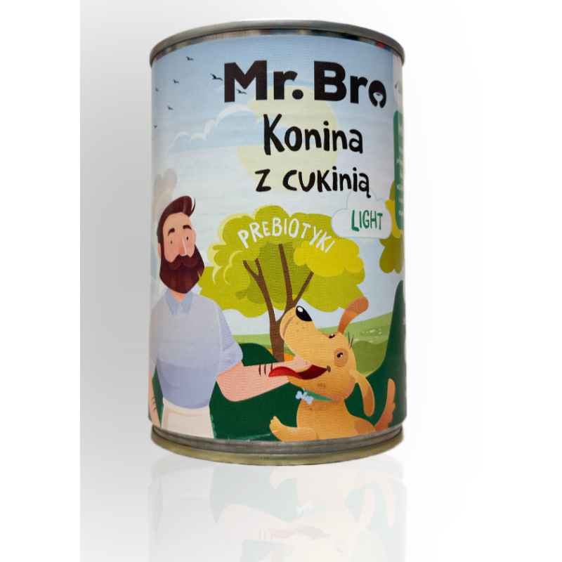 MR.Bro Karma Pies Light Konina z Cukinią 400g | MR.Bro
