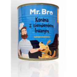 MR.Bro Pies Karma Konina z Siemieniem Lnianym 800g | MR.Bro