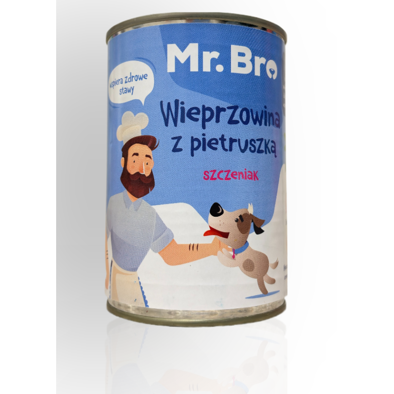 MR.Bro Szczeniak Wieprzowina z Pietruszką 400g | MR.Bro