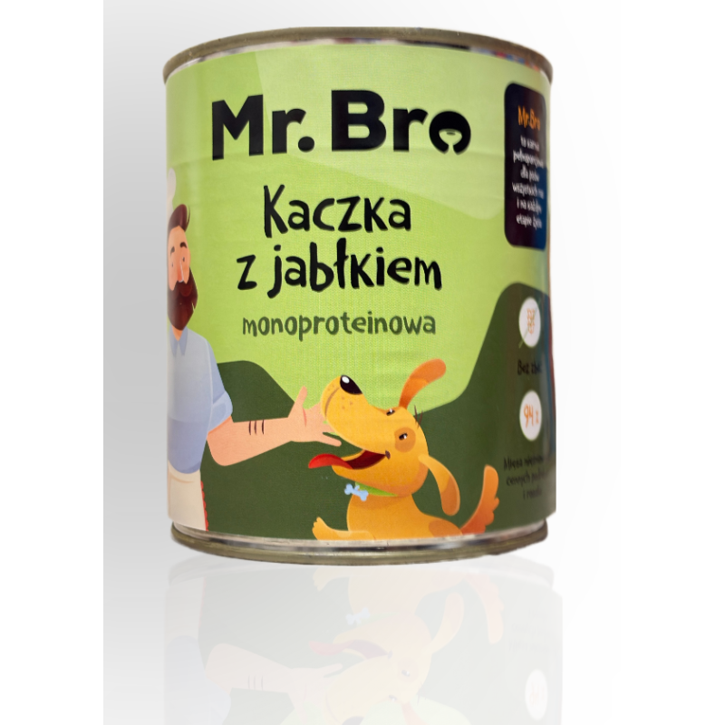 MR.Bro Kaczka z Jabłkiem 800g | MR.Bro