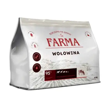 FARMA KARMA TŁOCZONA NA ZIMNO ADULT WOŁOWINA 2KG | FARMA