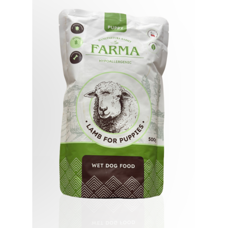 FARMA KARMA MOKRA JAGNIĘCINA PUPPY 500G | FARMA