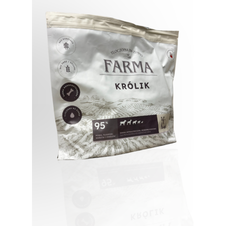 FARMA KARMA TŁOCZONA NA ZIMNO ADULT KRÓLIK 2KG | FARMA