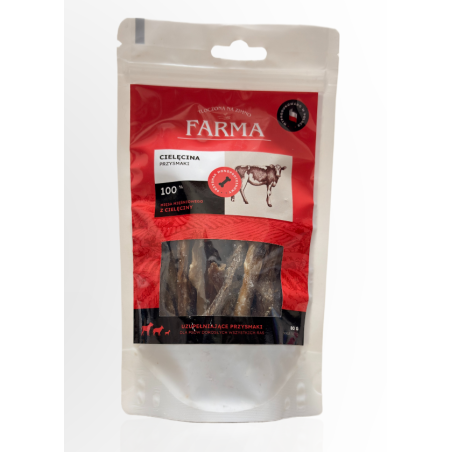 FARMA PASKI Z CIELĘCINY PRZYSMAK 80G | FARMA