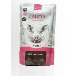 FARMA WIEPRZOWINA KARMA MOKRA ADULT SASZETKA 500G | FARMA