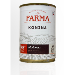 Farma Konina karma mokra dla psa 400g