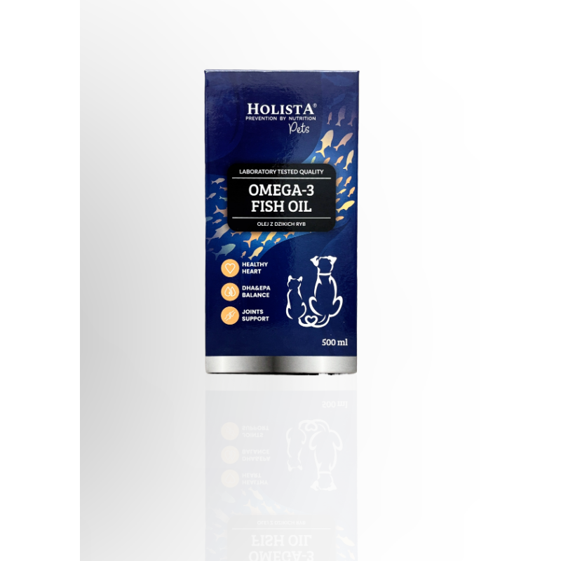 Holista Olej Omega3 dla Psa i Kota 500ml | Holista