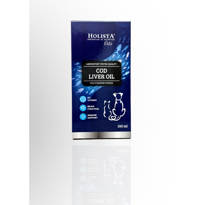 Holista Olej z wątroby dorsza 500ml | Holista