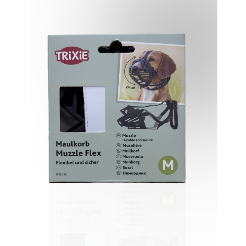 Trixie Kaganiec Muzzle Flex czarny M