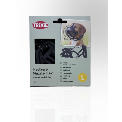 Trixie Kaganiec Muzzle Flex czarny L