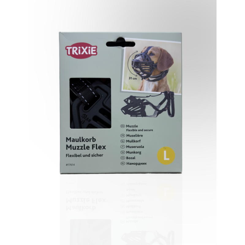 Trixie Kaganiec Muzzle Flex czarny L