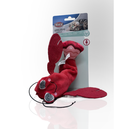 Trixie Wriggle Shrimp zabawka dla kota z kocimiętką 23cm