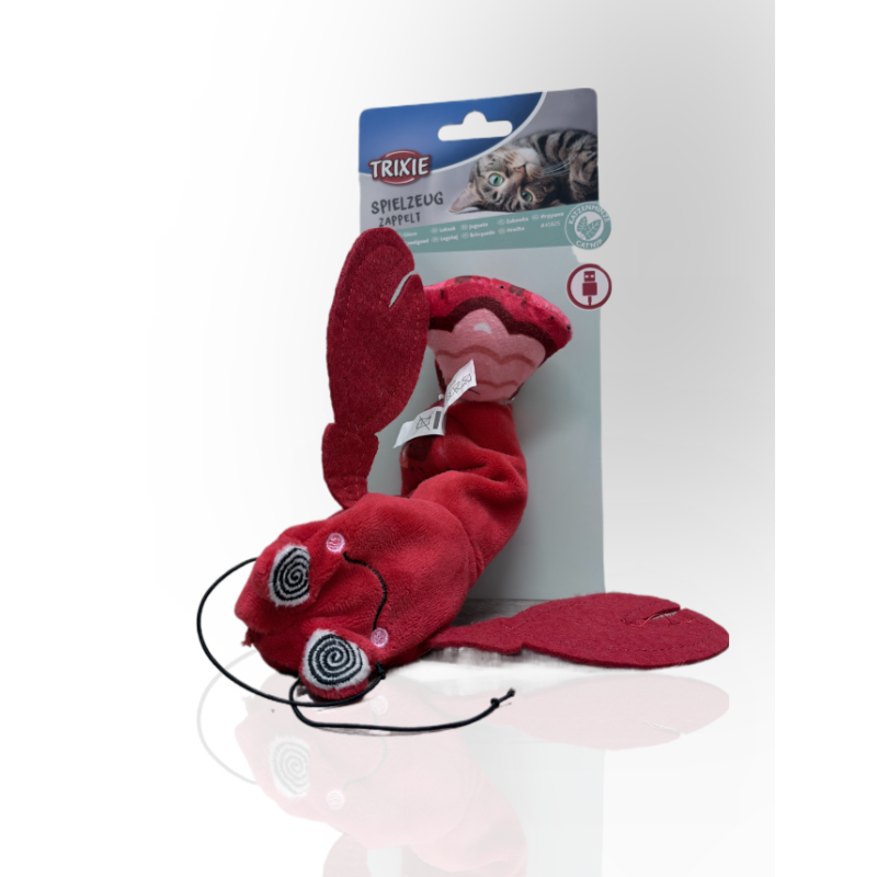 Trixie Wriggle Shrimp zabawka dla kota z kocimiętką 23cm