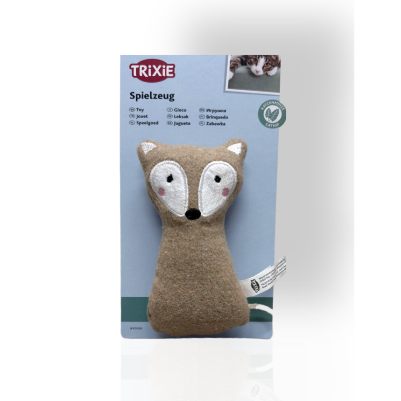 Trixie Lis z kocimiętką dla kota 13cm | Pluszak zoo