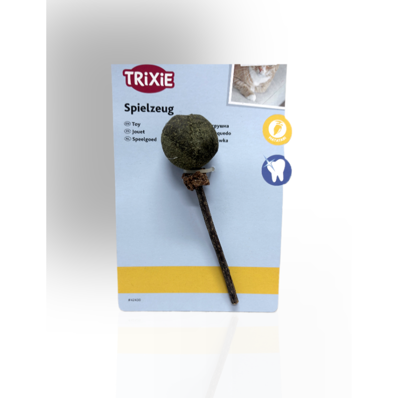 Trixie Matatabi Lolly z kulką z kocimiętką 11cm