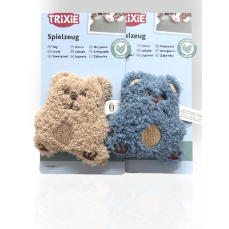 Trixie Miś z kocimiętką zabawka dla kota 8cm