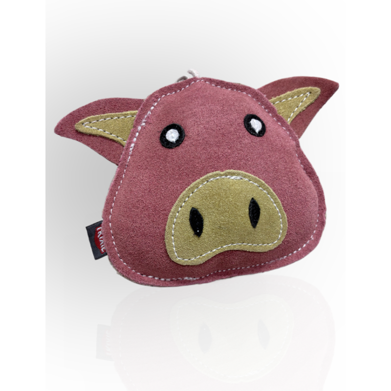 Trixie Świnka skórzana zabawka dla psa 19cm