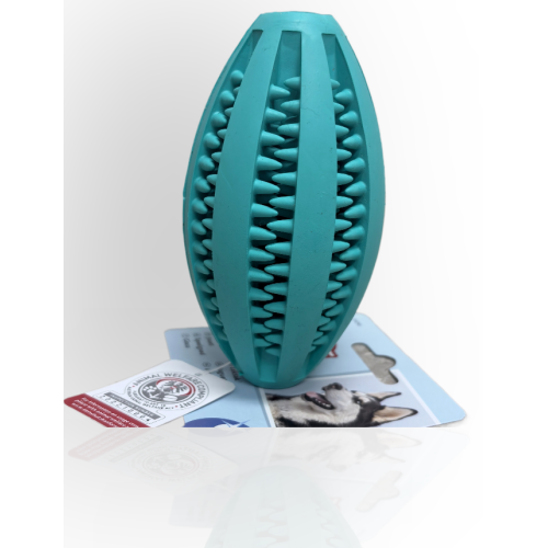 Trixie Denta Fun piłka dla psa rugby 11cm