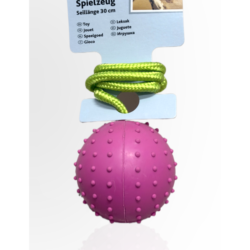 Trixie Sporting piłka dla psa na pasku 6cm/35cm