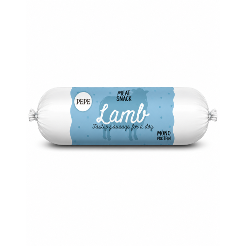 Pepe Kiełbasa jagnięcina mono 200g | Karma dla psa