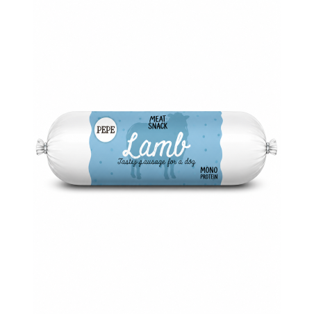 Pepe Kiełbasa jagnięcina mono 200g | Karma dla psa