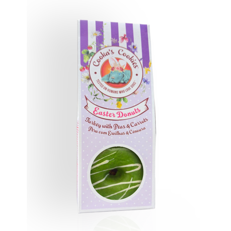 Cooka's Cookies Donuts z indykiem przysmaki dla psa 70g