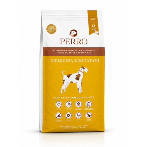 Perro karma cielęcina z batatami 12 kg | Perro