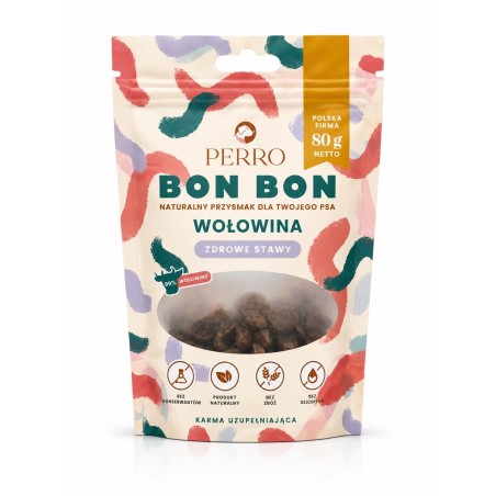 Perro Bon Bon Zdrowe Stawy Wołowina 80g | Smaczki
