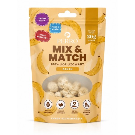 Perro Mix&Match Banan Liofilizowany 20g