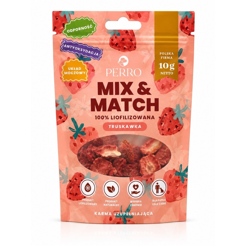 Perro mix&match truskawka liofilizowana 10g | Perro
