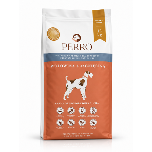 Perro wołowina jagnięcina 1 kg | Perro