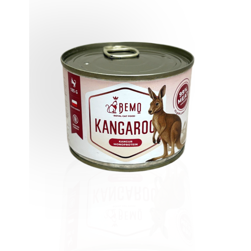 Bemo Kot Monoproteina Kangur 185g | mokra karma dla kota